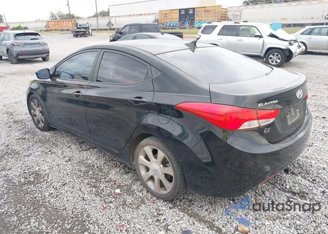 2011 Hyundai Elantra Limited (Ulsan Plant) from USA, damaged, VIN KMHDH4AEXBU133397